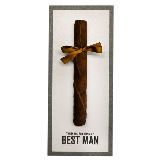 Thank You for Being My Groomsman Cigar Cards Created by Hddhfgood for Groomsmen, Best Man, Usher & Wedding Party Block