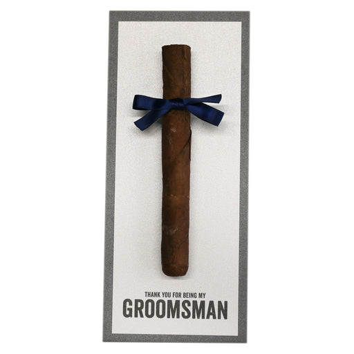 Thank You for Being My Groomsman Cigar Cards Created by Hddhfgood for Groomsmen, Best Man, Usher & Wedding Party